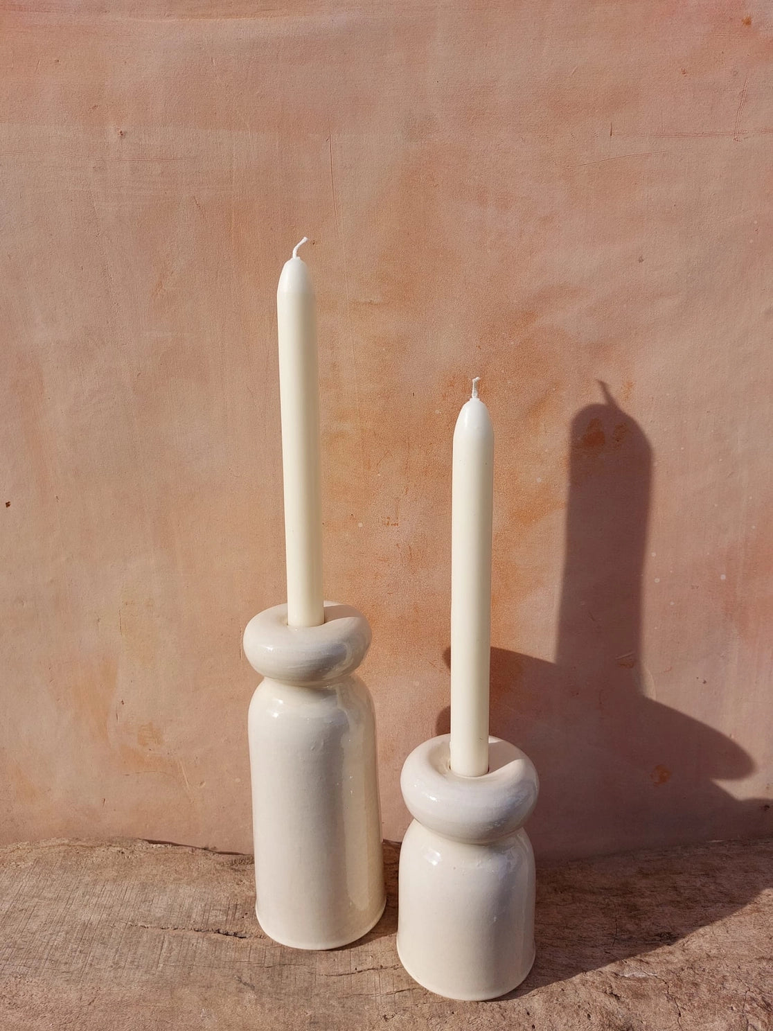 Candelabro redondo hecho a mano