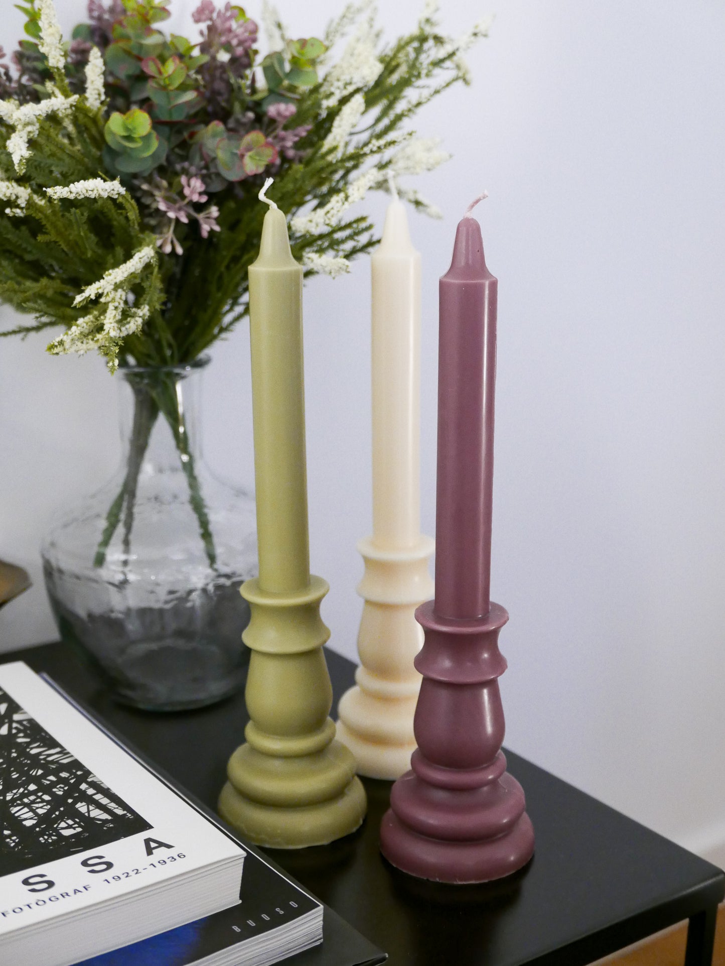 Vela candelabro perfumada