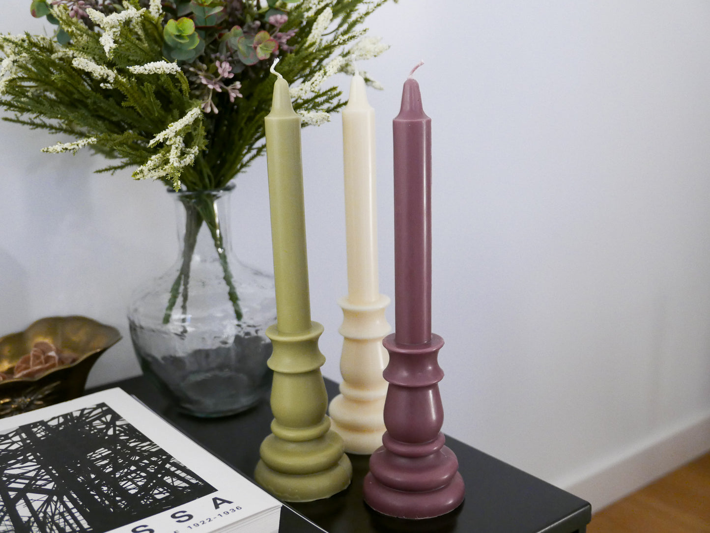 Vela candelabro perfumada