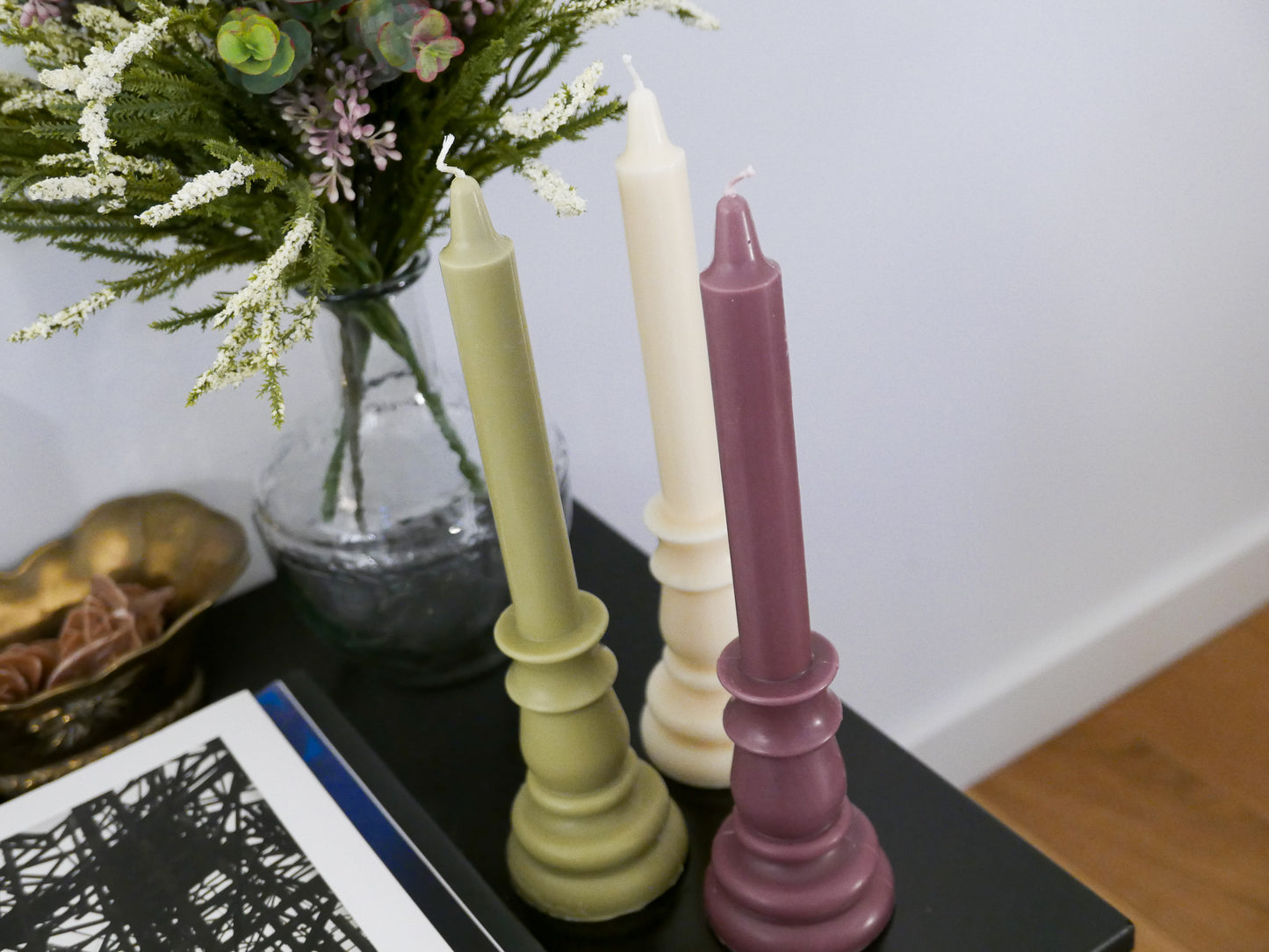 Vela candelabro perfumada