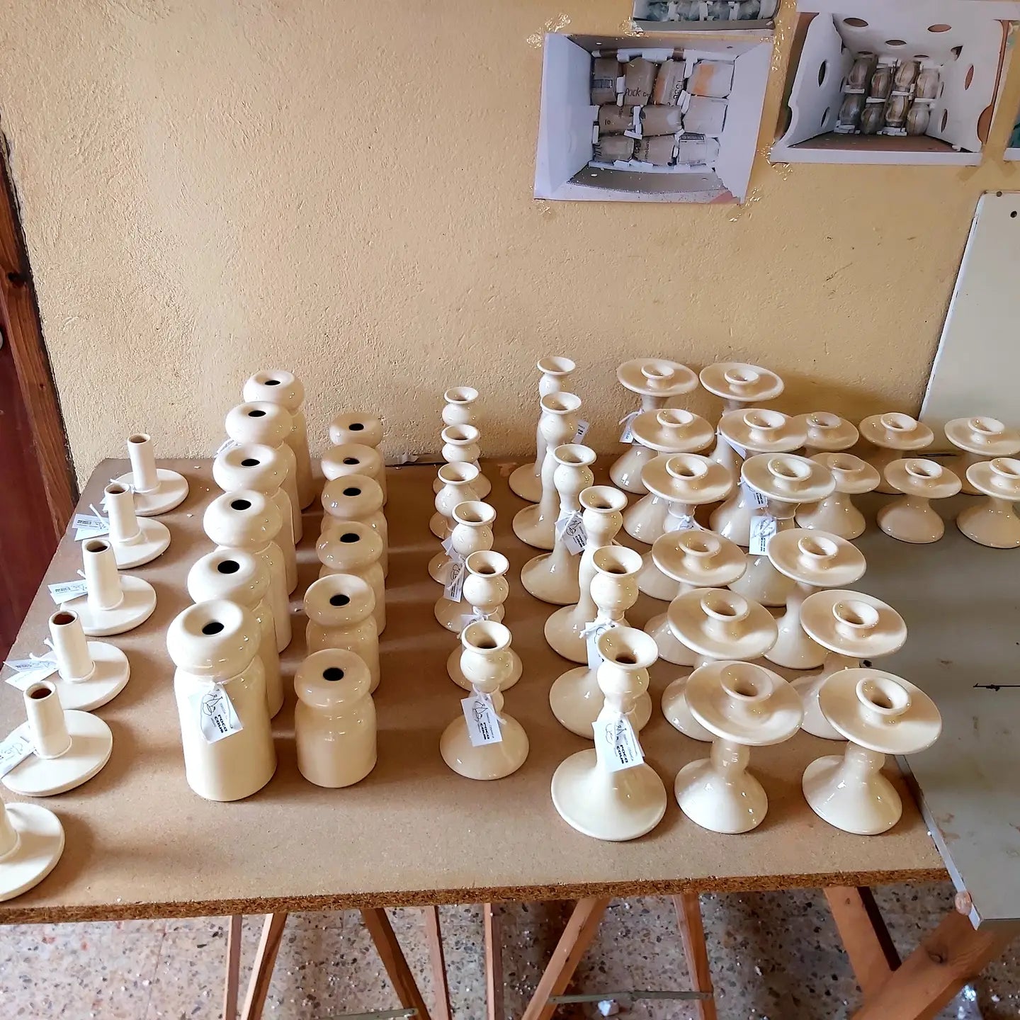 Candelabro hecho a mano